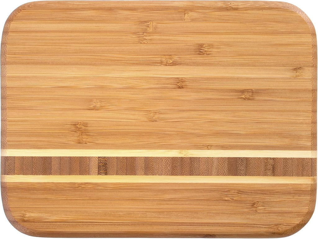9"x6.5" Small Bamboo Cutting Board – Eco-Friendly Mini Chopping & Serving Board