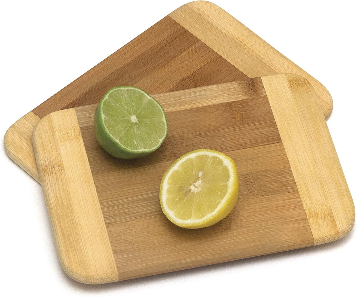 Small Bamboo Two-Tone Cutting Board 8"x6"x5/16" – Compact, Eco-Friendly, Multi-Purpose